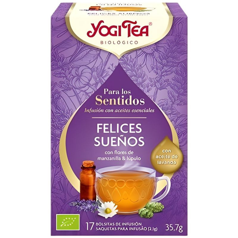 PARA LOS SENTIDOS FELICES SUEÑOS 17 FILTROS YOGI TEA