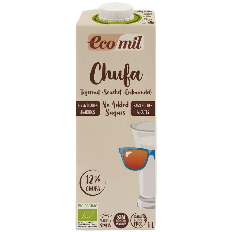 BEBIDA DE CHUFA NATURE SIN AZÚCARES AÑADIDOS BIO 1L ECOMIL