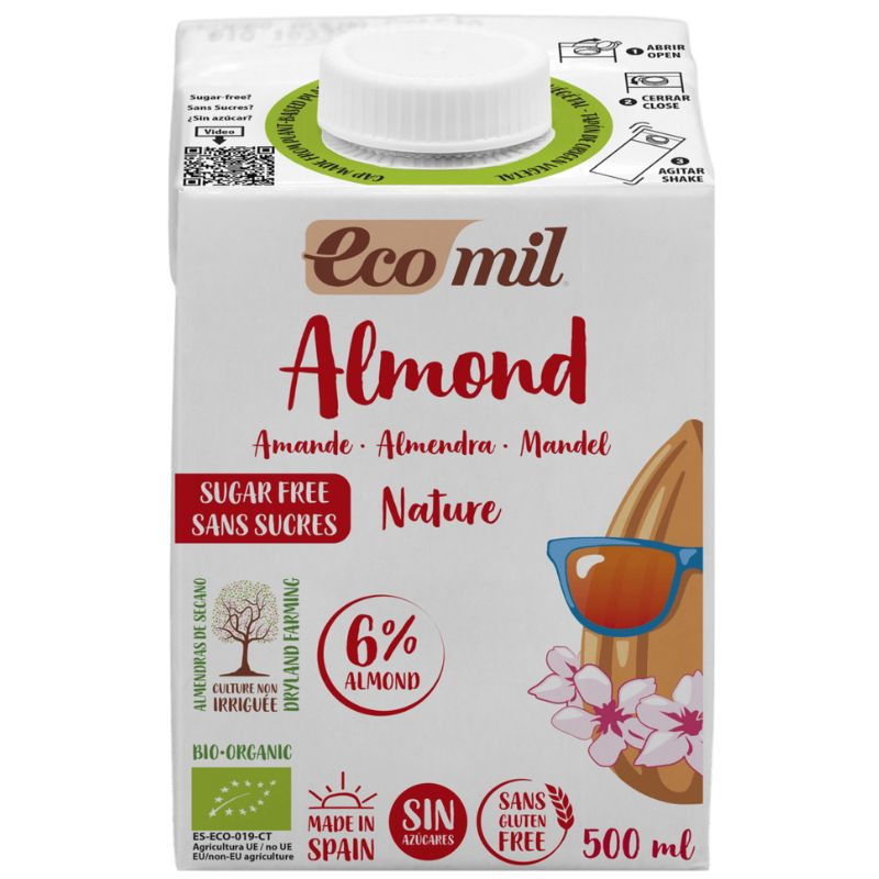 BEBIDA DE ALMENDRA NATURE BIO 500ML ECOMIL