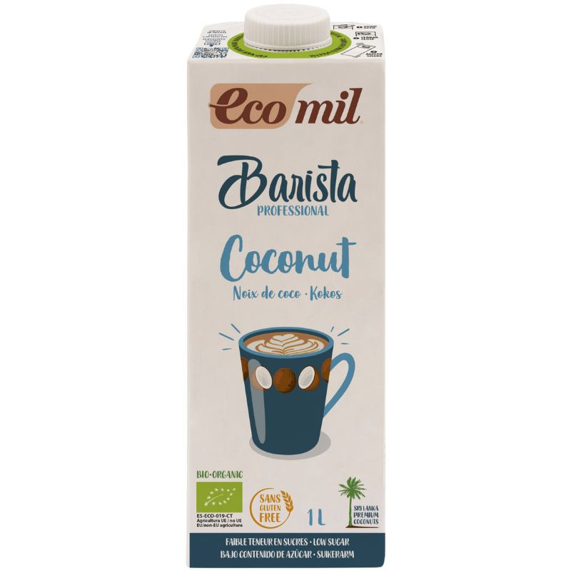 BEBIDA DE COCO BARISTA BIO 1L ECOMIL