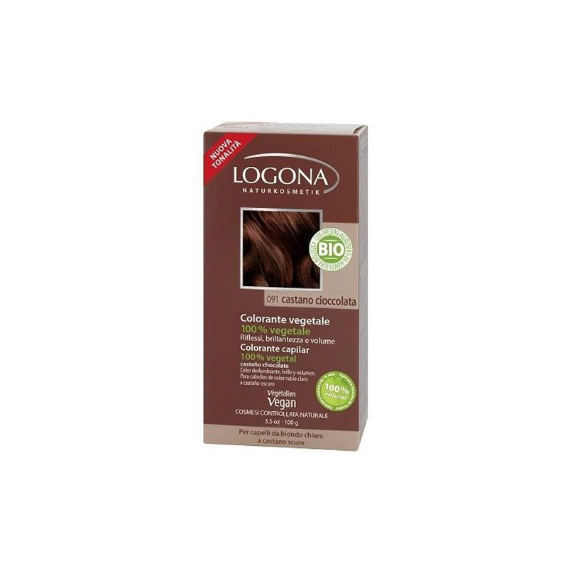 COLORANTE VEGETAL CASTAÑO CAFE (coffe brown) LOGONA