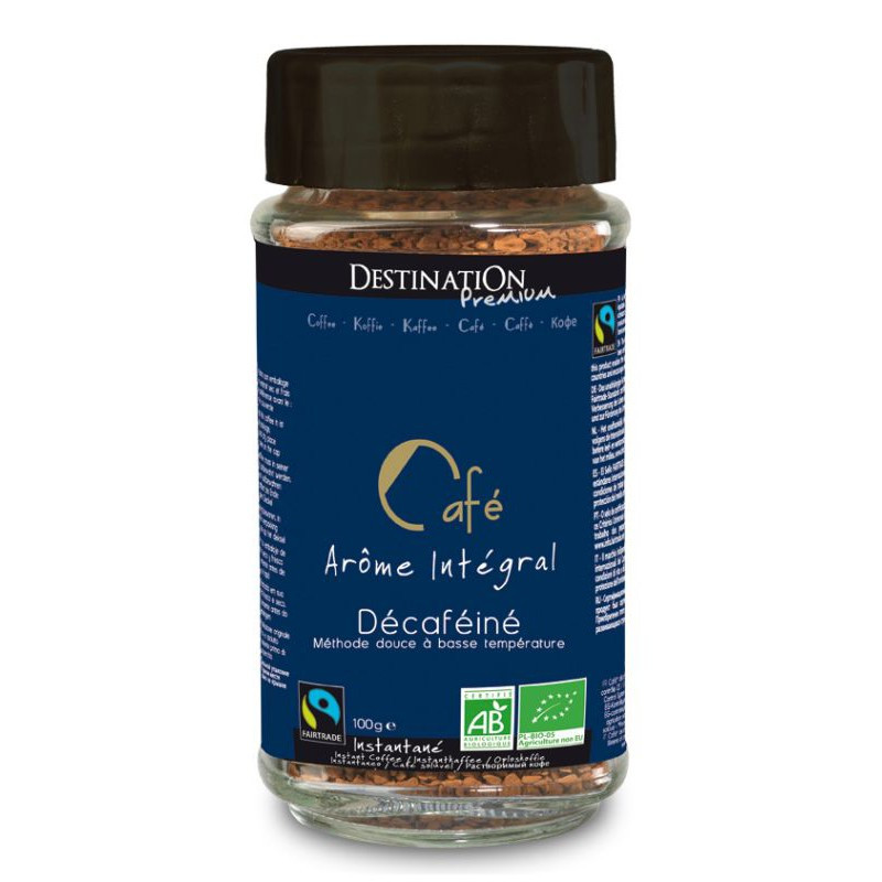 CAFE INSTANTANEO DESCAFEINADO 100Gr. DESTINATION