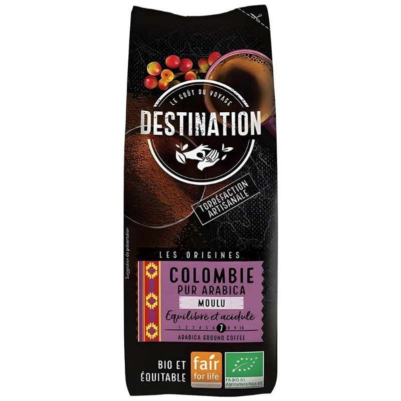 CAFE COLOMBIA MOLIDO 250Gr. DESTINATION
