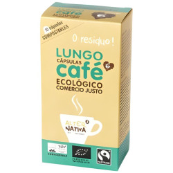 CÁPSULAS DE CAFÉ LUNGO BIO...