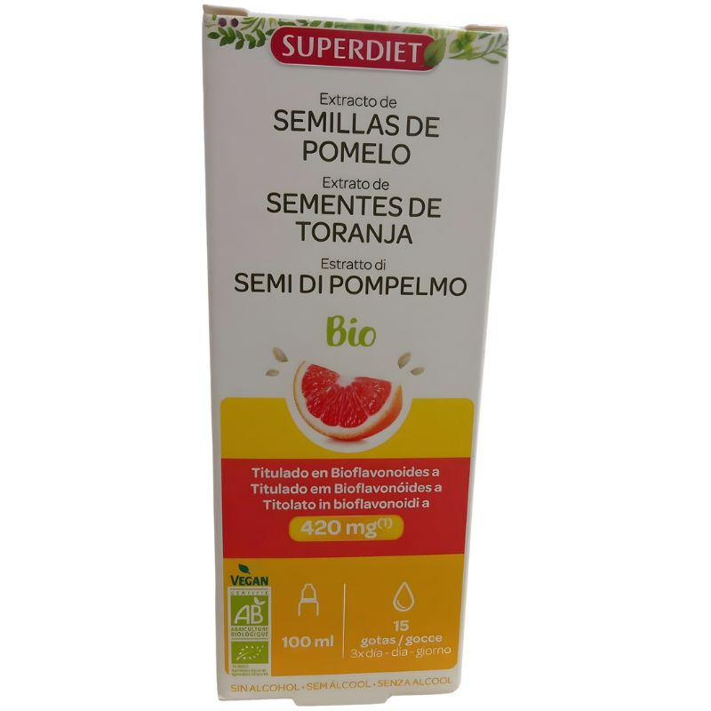 SEMILLAS DE POMELO BIO 100 Ml SUPERDIET