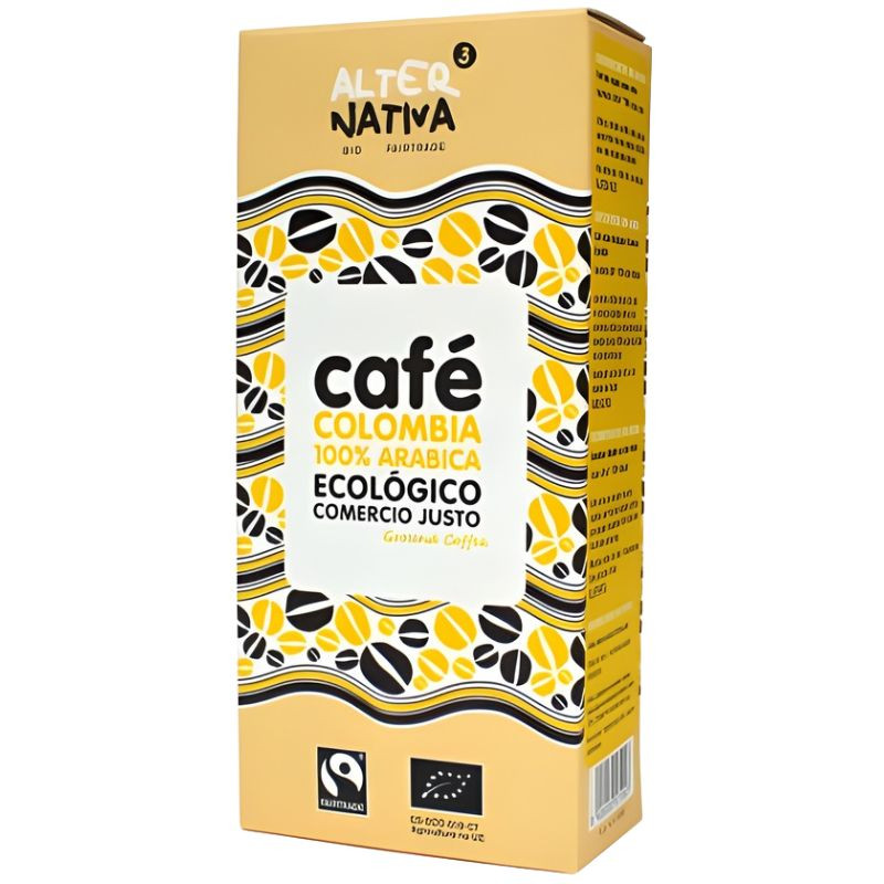 CAFÉ DE COLOMBIA MOLIDO BIO 250G ALTERNATIVA 3