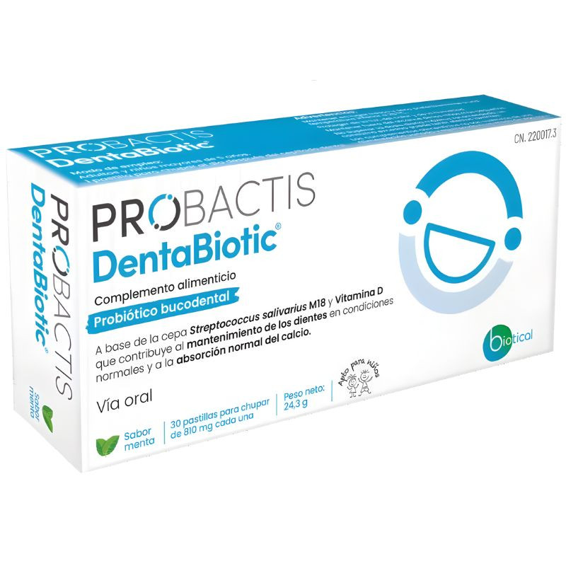 PROBACTIS DENTABIOTIC 30 PASTILLAS BIOTICAL HEALTH