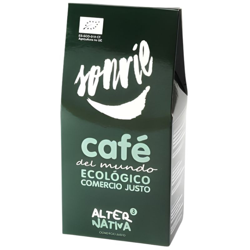 CAFÉ MOLIDO DEL MUNDO SONRÍE BIO 125G ALTERNATIVA 3