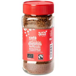 CAFÉ SOLUBLE DESCAFEINADO LIOFILIZADO BIO 100G ALTERNATIVA 3