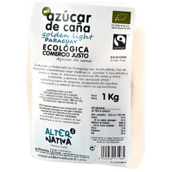 AZÚCAR DE CAÑA GOLDEN LIGHT PARAGUAY BIO 1KG ALTERNATIVA 3