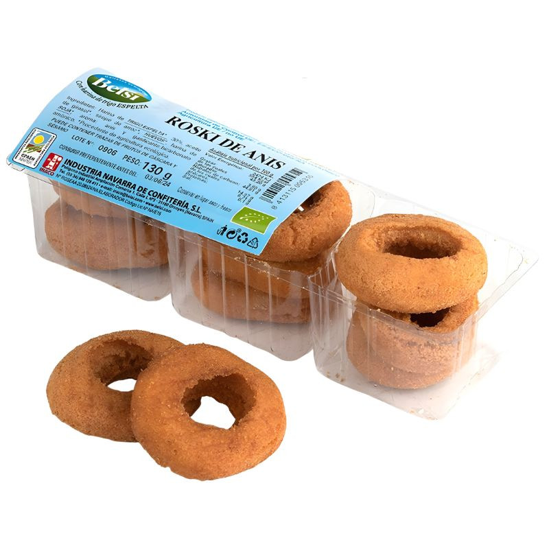 ROSKI DE ESPELTA Y ANÍS 150G BELSI