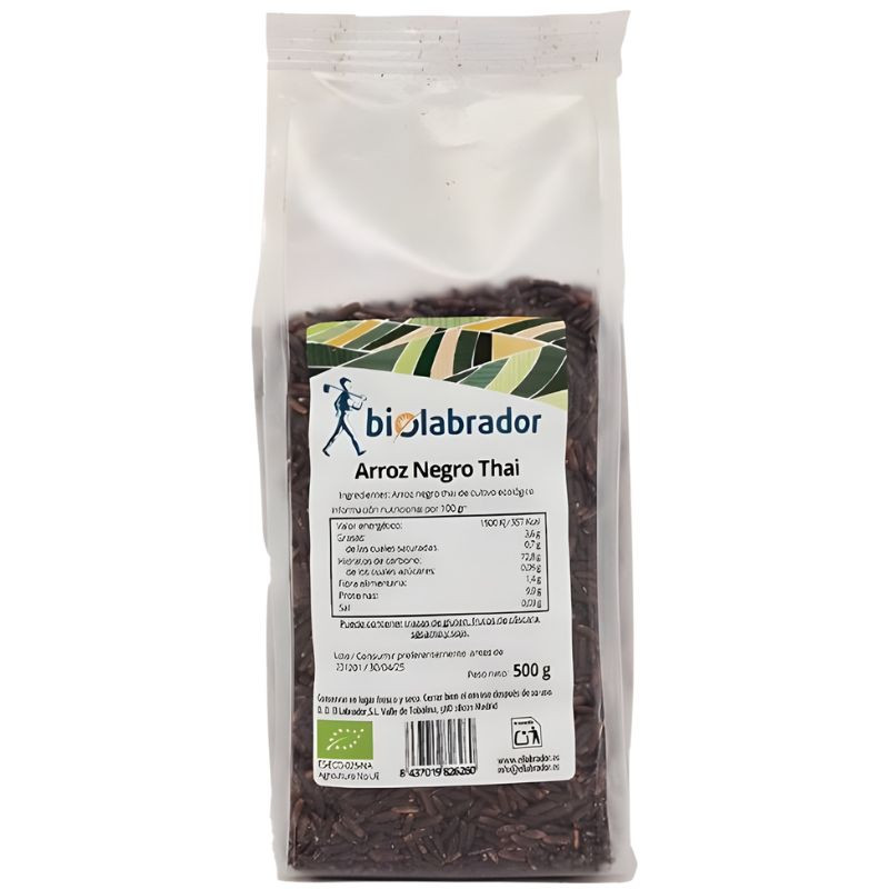 ARROZ NEGRO THAI 500G BIOLABRADOR