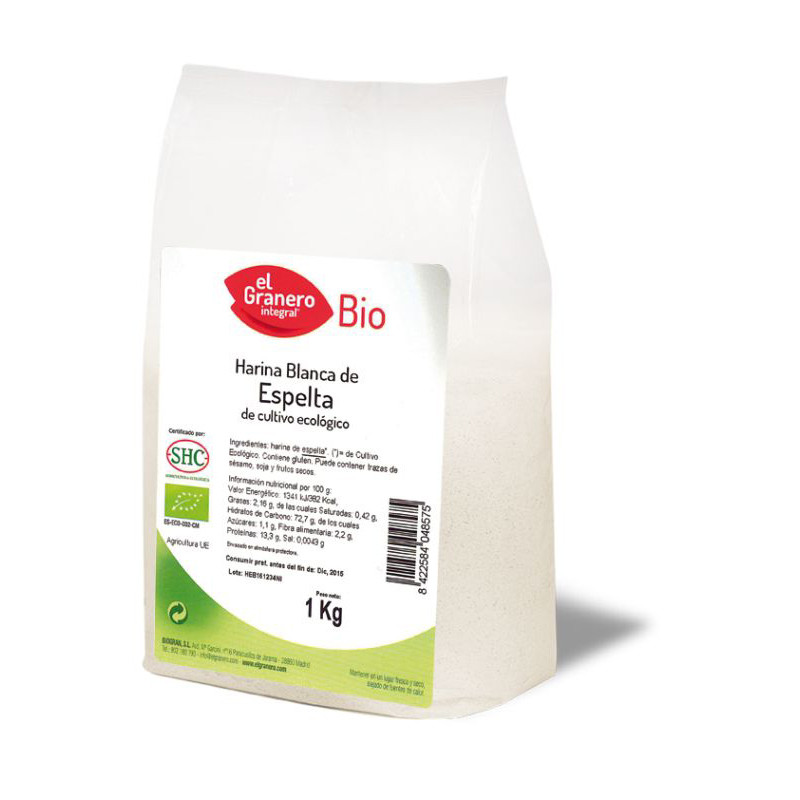 HARINA DE TRIGO ESPELTA BIO 1Kg. GRANERO