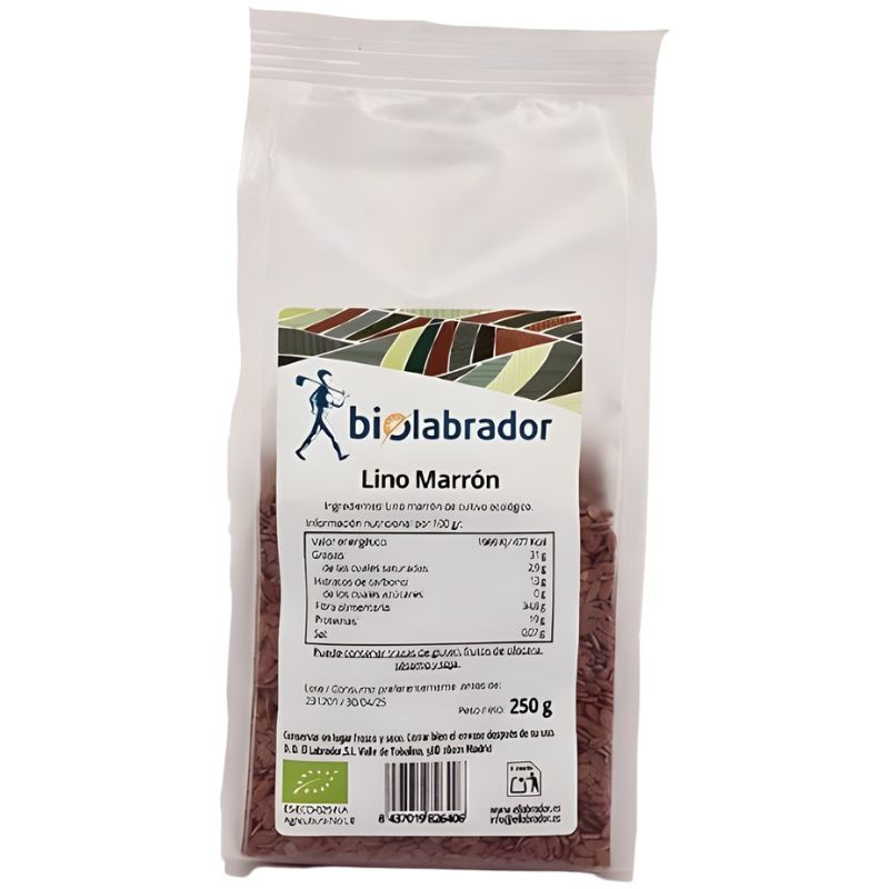 LINO MARRÓN 250G BIOLABRADOR