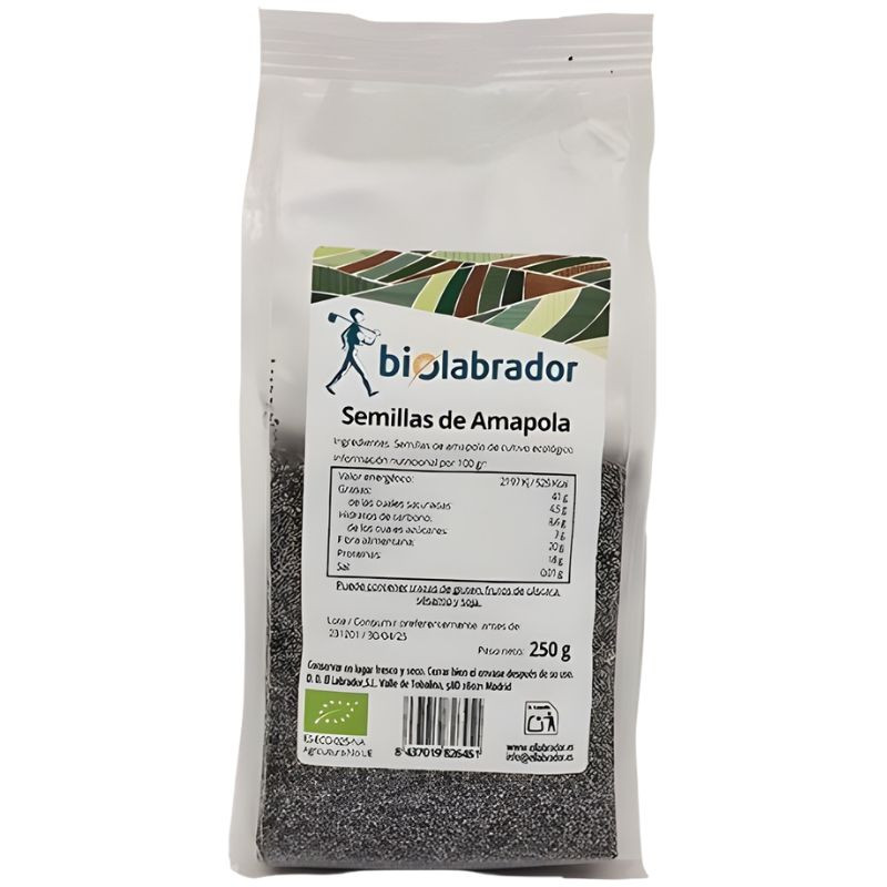 SEMILLAS DE AMAPOLA 250G BIOLABRADOR