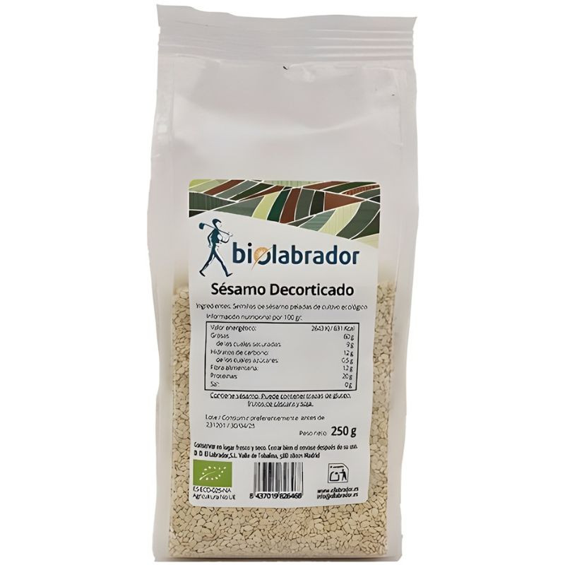 SÉSAMO PELADO 250G BIOLABRADOR