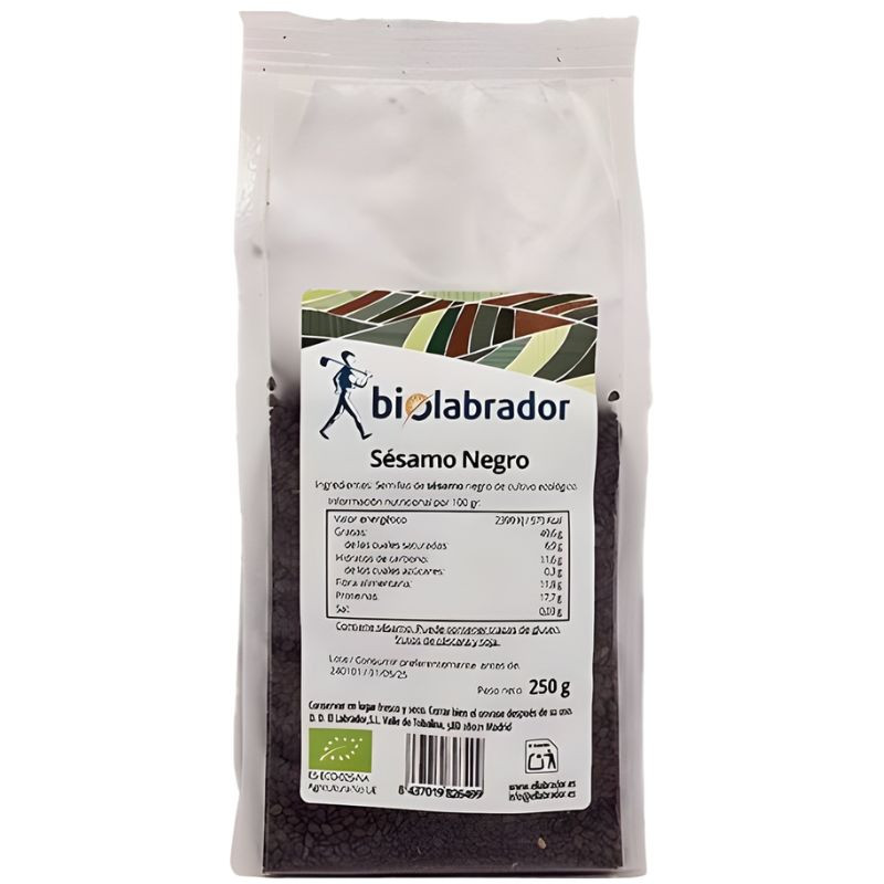 SÉSAMO NEGRO 250G BIOLABRADOR