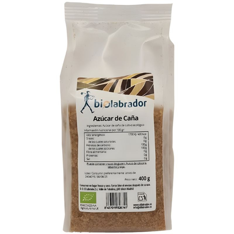 AZÚCAR DE CAÑA 400G BIOLABRADOR