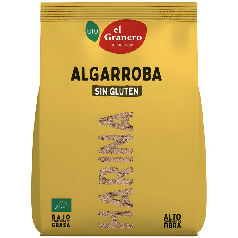 HARINA DE ALGARROBA SIN GLUTEN BIO 500G GRANERO