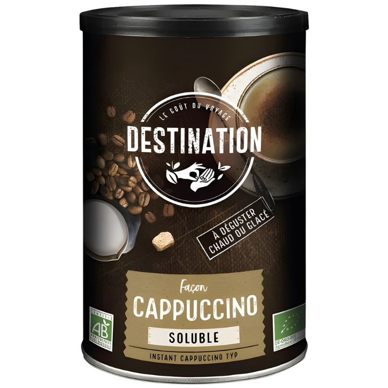 CAPUCHINO SOLUBLE BIO 200Gr DESTINATION