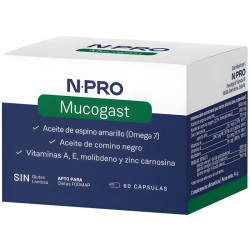 MUCOGAST 60 CAPSULAS NPRO