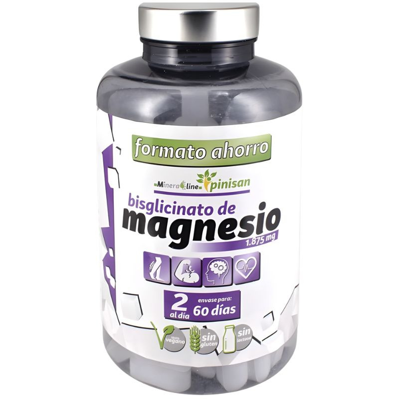 BISGLICINATO DE MAGNESIO 120 COMPRIMIDOS PINISAN