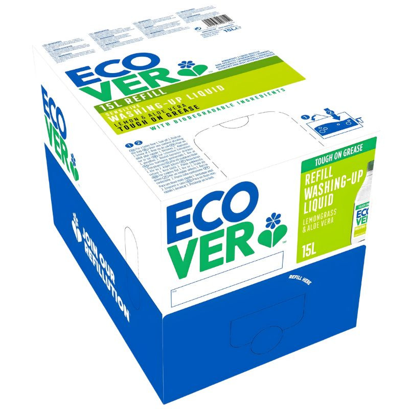 LAVAVAJILLAS LIQUIDO LIMON Y ALOE VERA 15L ECOVER