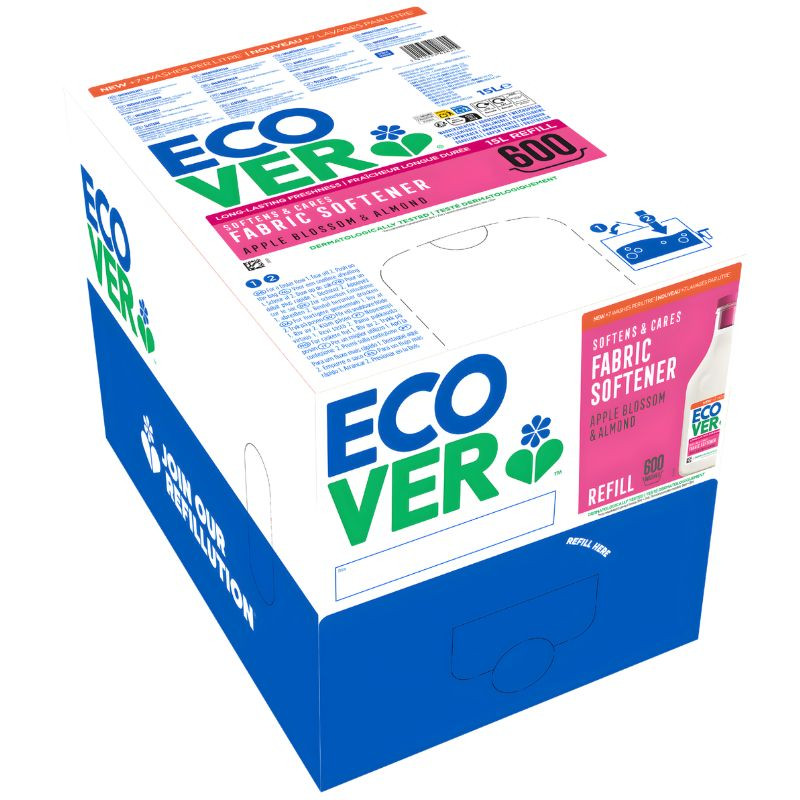 SUAVIZANTE DE ROPA FLOR DE MANZANO Y ALMENDRAS 15L ECOVER