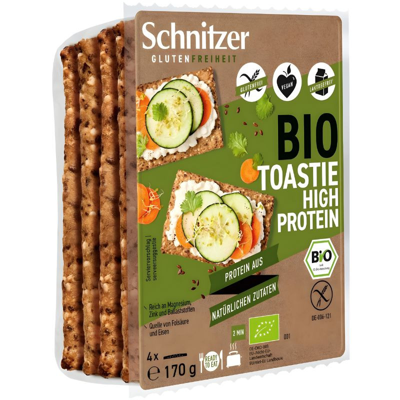 TOSTADAS HIGH PROTEIN SIN GLUTEN 170G SCHNITZER