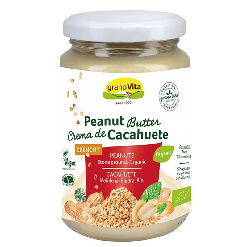 CREMA DE CACAHUETE CRUJIENTE 350Gr. GRANOVITA
