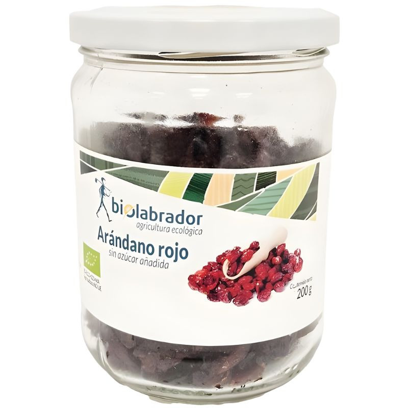 ARÁNDANO ROJO CON SIROPE DE MANZANA 200G BIOLABRADOR