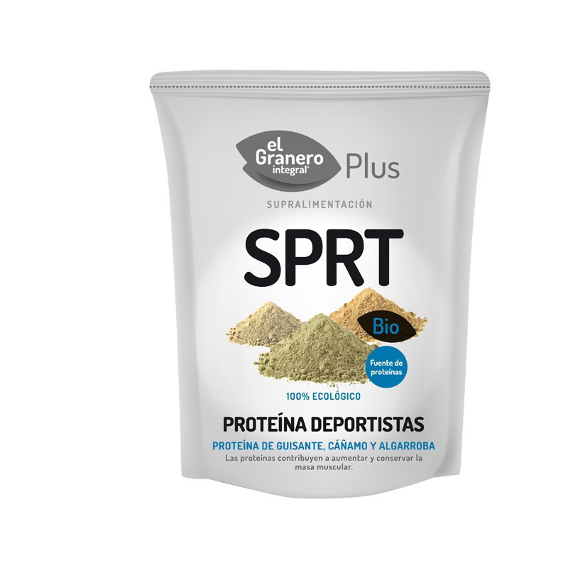 DEPORTISTAS (PROT. DE GUISANTE, ALGARROBA Y CAÑAMO) BIO 200Gr. GRANERO