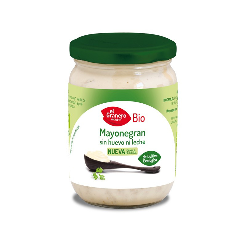 MAYONEGRAN MAYONESA SIN HUEVO BIO 247Gr. GRANERO