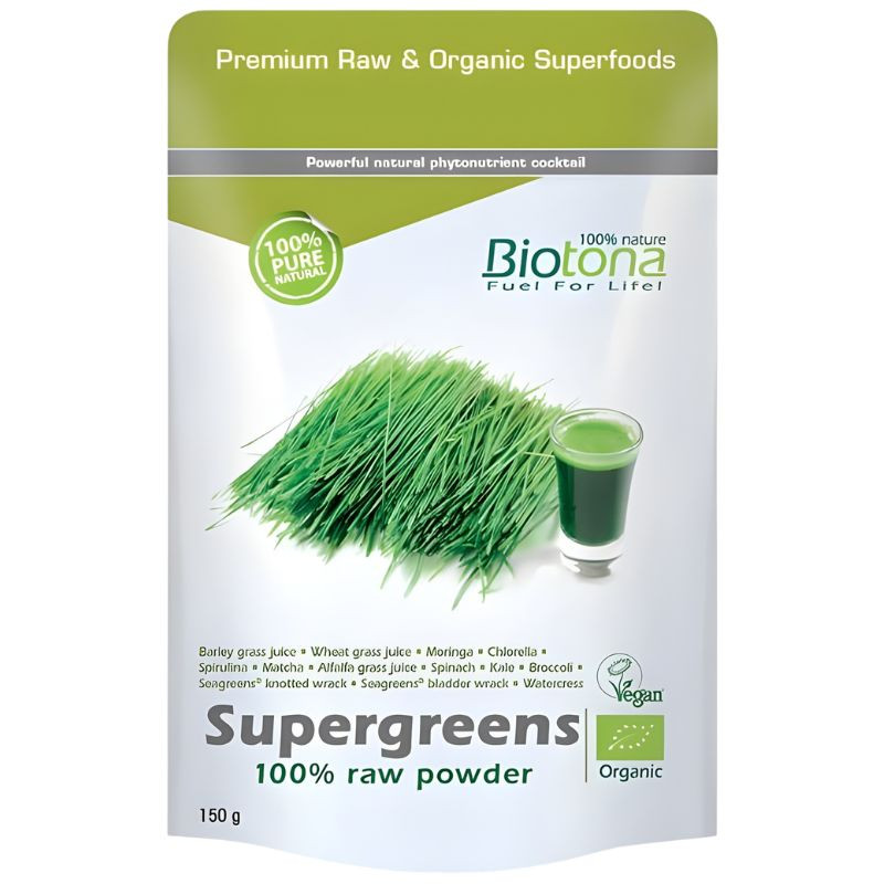 SUPERVEGETALES EN POLVO 150G BIOTONA