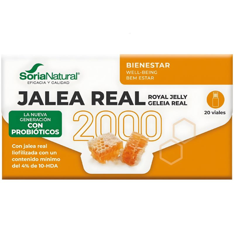 JALEA REAL 2000 CON PROBIÓTICOS 20 VIALES SORIA NATURAL