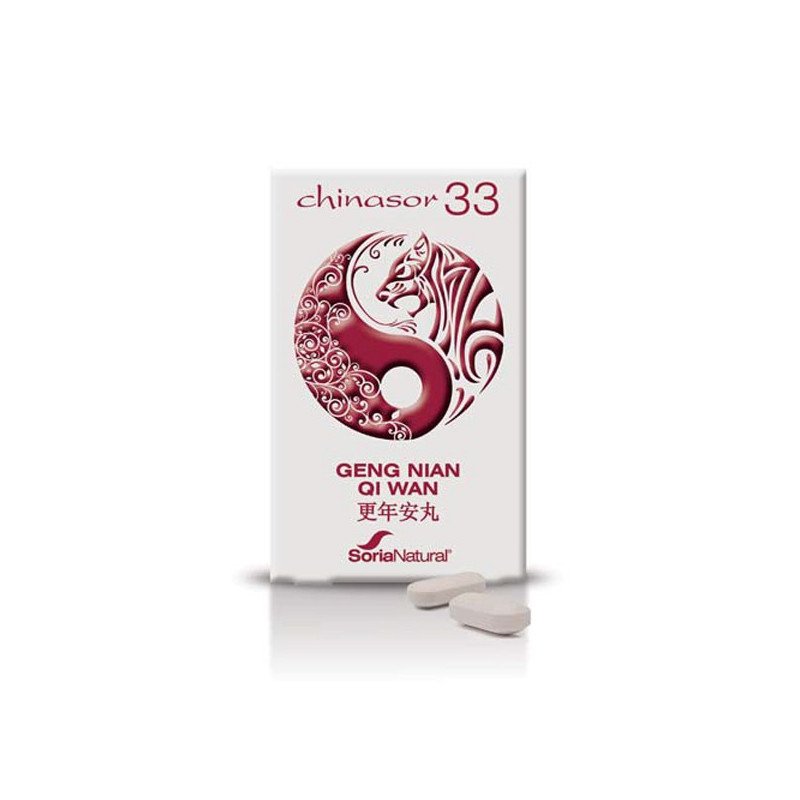 CHINASOR 33 GENG NIAN QI WAN 30 COMPRIMIDOS SORIA NATURAL