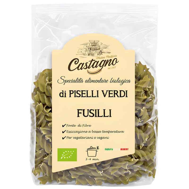 ESPIRALES DE GUISANTES VERDES 250G CASTAGNO