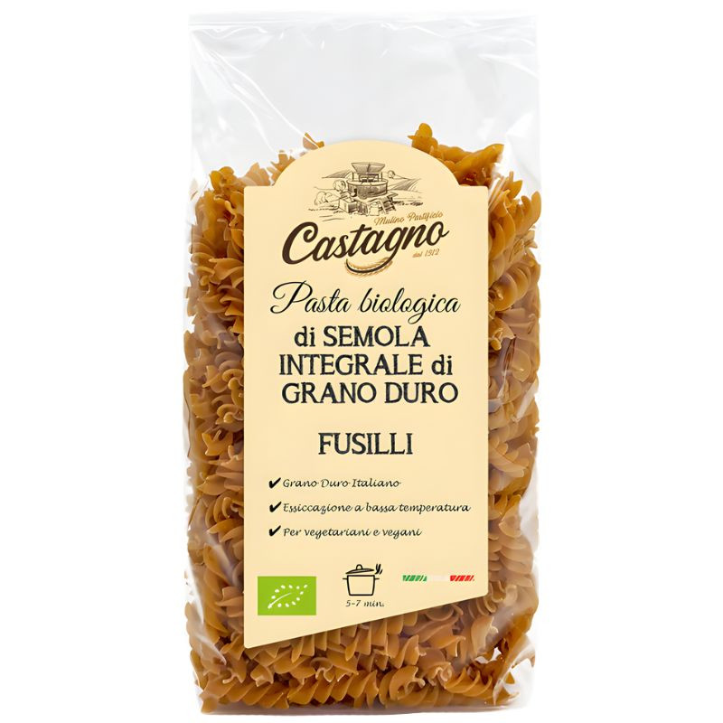 ESPIRALES DE TRIGO INTEGRAL 500G CASTAGNO