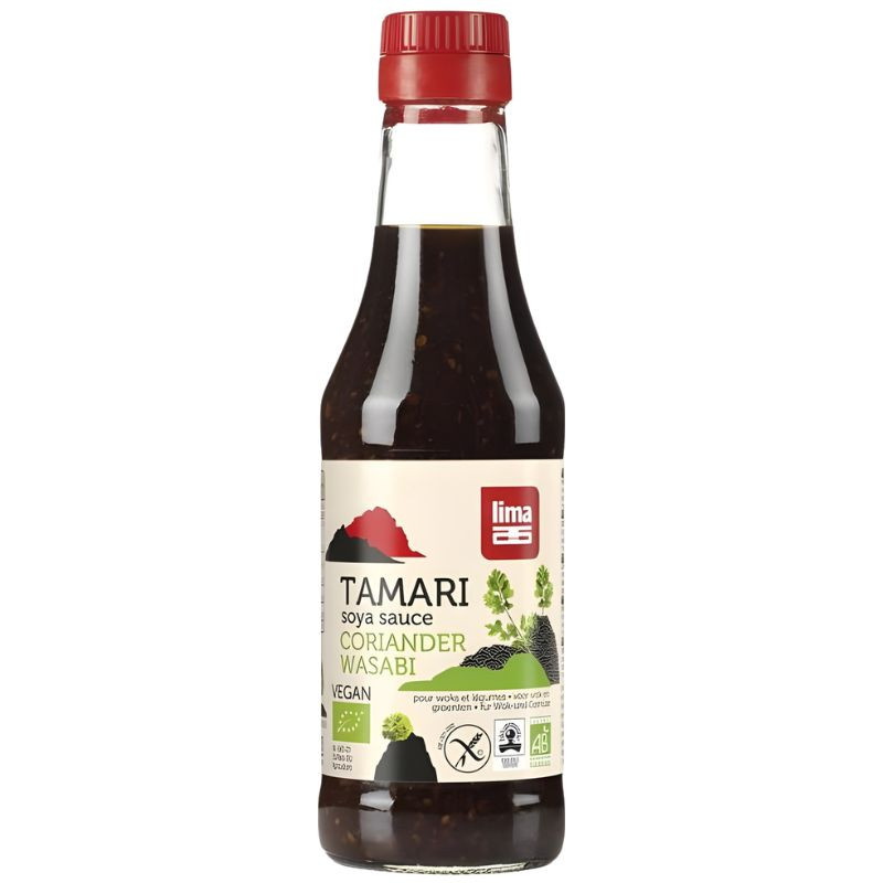 TAMARI CON CILANTRO & WASABI 250ML LIMA