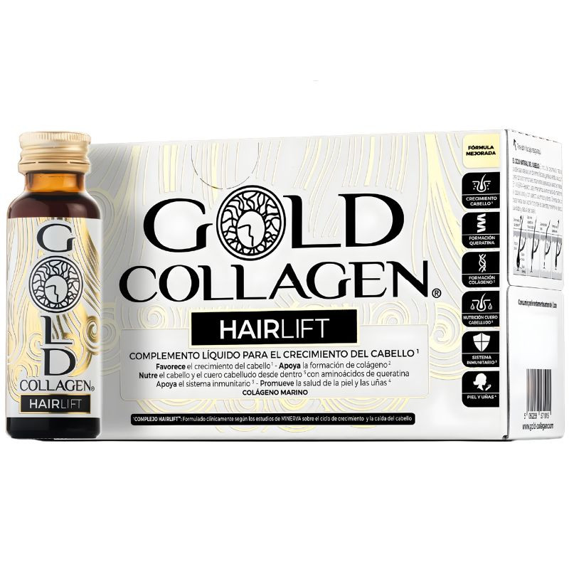 HAIRLIFT 10 AMPOLLAS GOLD COLLAGEN
