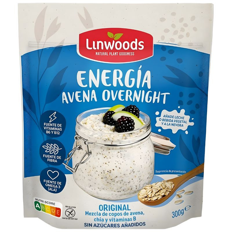 AVENA PROTEÍNA OVERNIGHT ORIGINAL 300G LINWOODS