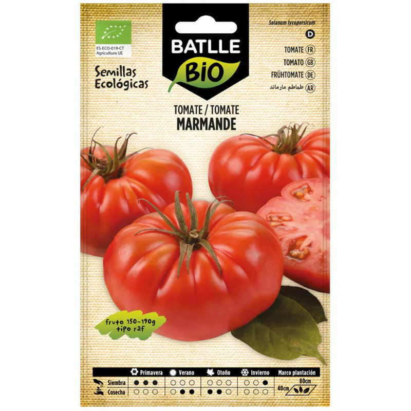 SEMILLAS DE TOMATE MARMANDE RAF ECO BATLLE