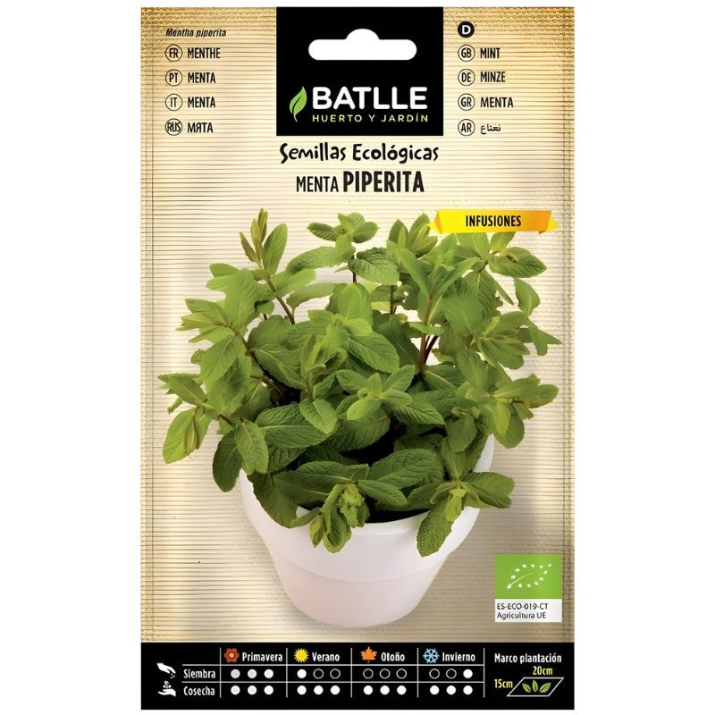 SEMILLAS DE MENTA PIPERITA ECO BATLLE