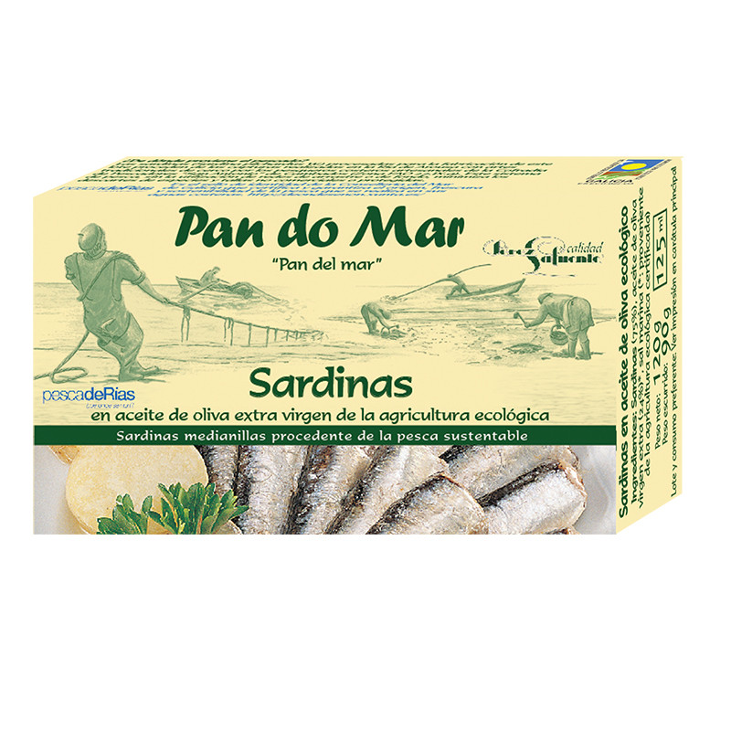 SARDINILLA EN ACEITE DE OLIVA ECO 120G PAN DO MAR