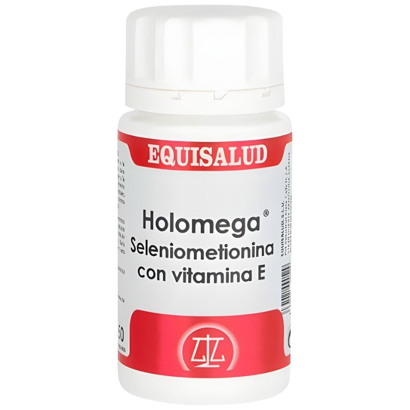 HOLOMEGA SELENIOMETIONINA CON VITAMINA E 50 CÁPSULAS EQUISALUD
