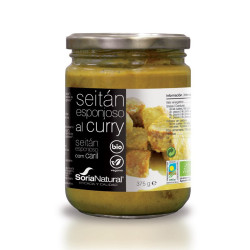 SEITAN ESPONJOSO AL CURRY...