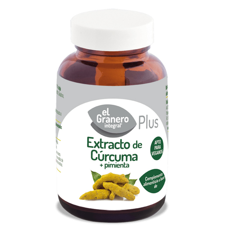 EXTRACTO DE CURCUMA + PIMIENTA 60 CAPSULAS GRANERO