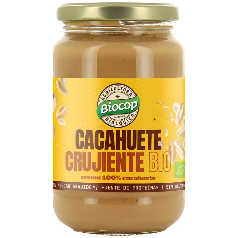 CREMA DE CACAHUETE CRUJIENTE BIO 350G BIOCOP