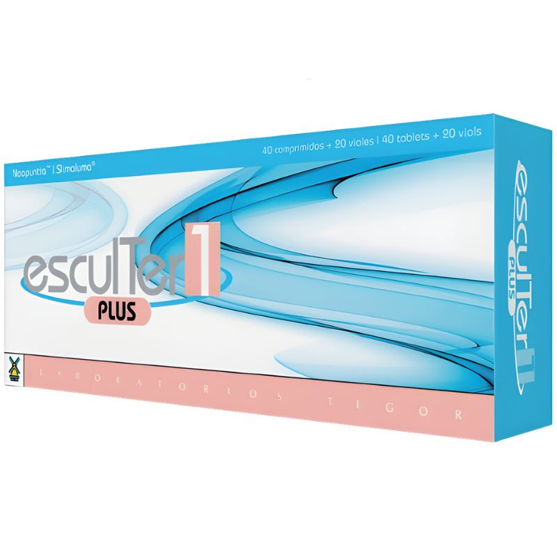ESCULTER 1 PLUS 40 COMPRIMIDOS + 20 VIALES TEGOR