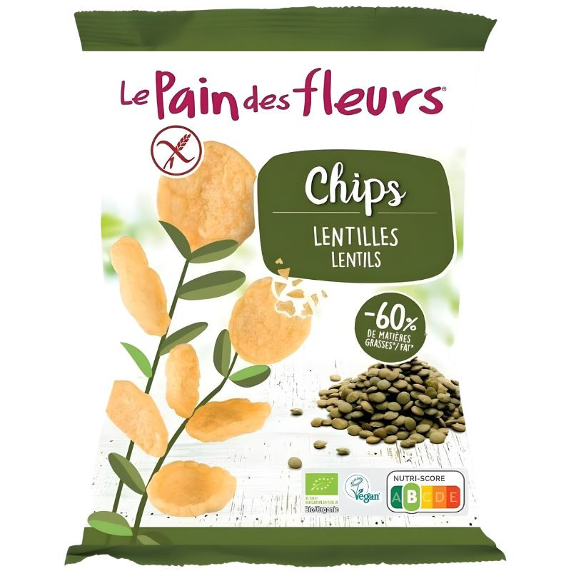 CHIPS DE LENTEJAS 50G LE PAIN DES FLEURS